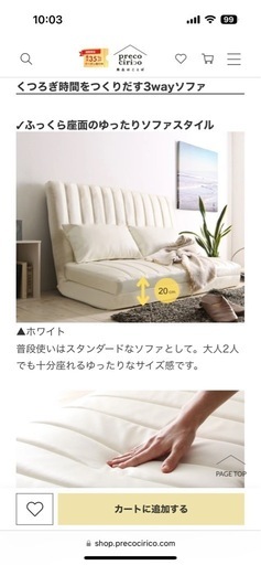 早め引取値下げ可能\n✨美品✨2Pソファベッド3way リクライニング