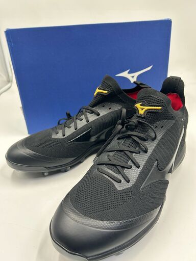 ミズノ(MIZUNO)  野球 ポイントスパイク ミズノプロ MPドミナント ニットTPU マエケンモデル 11GP200000 ブラック/ブラック 28cm