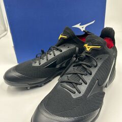 ミズノ(MIZUNO)  野球 ポイントスパイク ミズノプロ MPドミナント ニットTPU マエケンモデル 11GP200000 ブラック/ブラック 28cm