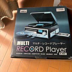レコード　CD カセット　プレーヤー