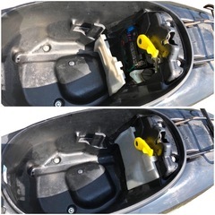 HONDA DIO ホンダ ディオ BA-AF56型 50cc　4ストローク 原付 バイク 車体番号 AF56-1507544 1552km エンジン不動 現状品 中古バイクの画像