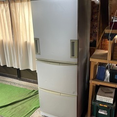 【SHARP】345L両開き冷蔵庫