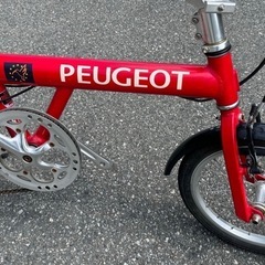 超便利な人気小径車　プジョー　PEUGEOT 16インチ　ミニベロ　現車確認大歓迎の画像