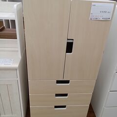 ★ジモティ割あり★ IKEA 収納棚 ホワイト×ベージュ H12...