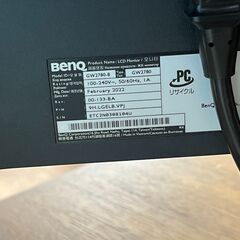 リサイクルショップどりーむ天保山店　No12229　PCモニター　モニター　2022年製　高年式　BenQ　の画像
