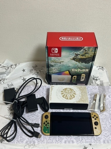 【お話し中】
任天堂　 スイッチ 本体　有機EL ゼルダの伝説 ティアーズ