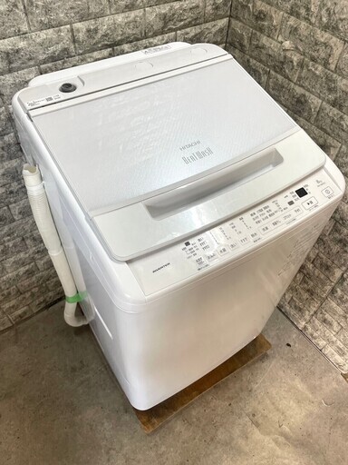 【高年式 美品】大阪送料無料★3か月保障付き★洗濯機★2023年★日立★8kg★BW-V80HE2★S-243