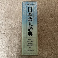 日本語大辞典　講談社　カラー版の画像