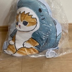 【新品未使用品】mofusand サメにゃん　クッション