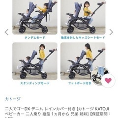 二人乗りベビーカー
