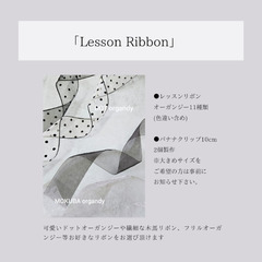 大人のリボンレッスンの画像