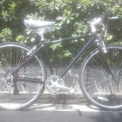 整備済み中古自転車　700ｘ28　税別￥12.800-　クロスバイク　外装７段　ブラック806