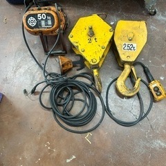 50kg電動ウィンチ　クレーンフック2.52t 2t