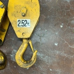 50kg電動ウィンチ　クレーンフック2.52t 2tの画像