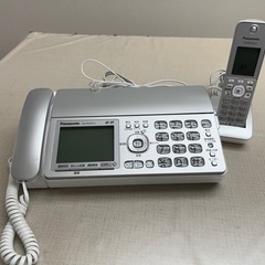 電話　子機1台とfax機能付き