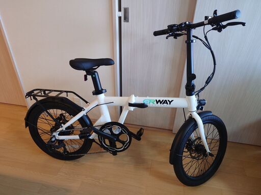 YAMAHA PAS電動アシスト自転車 クリーム色 前後バスケット付き 電動アシスト自転車 前後バスケット付き 電動アシスト自転車 前後