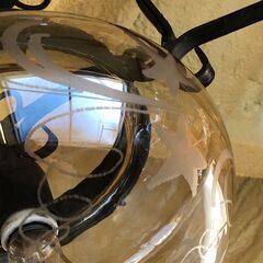 🔥🔥送料無料・設置無料有り🔥🔥イタリー製ガラス 4灯 シャンデリア ダウンライト アイアンフレーム アンティーク調の画像