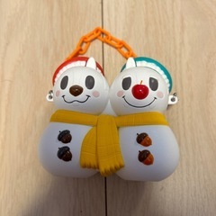 ディズニーチップとデール雪だるまチェーン