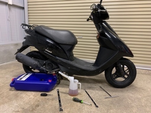 自賠責R7.10まで　整備済み　ホンダ　DIO 4スト　FI  インジェクション　50cc 石川県内は配達無料です　前後タイヤ新品