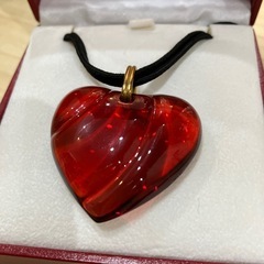 バカラハートネックレスの画像