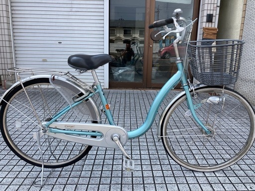 【26インチ自転車】美品❗️ブリヂストン製　LEDオートライト付　Caruc(カルク) スペアキー付　若林自転車　浜大津店　SALE中❗️