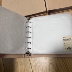 無印良品CD.DVDホルダー3冊セット　リフィル付きの画像