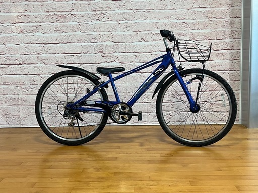 【完売御礼】【小学生用】整備済 CBA 26型 ドライドS3 中古 子供用自転車身長 135cm程度から小学生まで 青色 <自転車のオオムラ 静岡店>