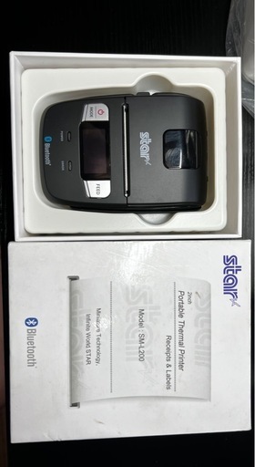 スター精密 モノクロ モバイルプリンター SM-L200-UB40 JP