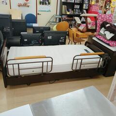 【ジモティー限定値下げ】Ｇｒａｎｚ★介護ベット・電動ベット★ＳＨ－1955Ｍ、2009年製、3モーター、マットレスセット、家具 ベッド シングルベッド【こちらは店舗です。浜村鹿野温泉ICから3分 買取本舗 宮本リサイクル 営業時間9～19時 定休日水曜のみ←連絡できませんm(_ _)mの画像