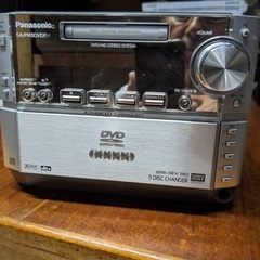 【決まりました】CD／DVD（5連奏）コンポ　本体のみ　ジャンクの画像