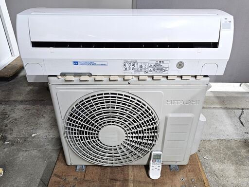 HITACHI/日立 白くまくん RAS-AJ22C 主に6畳向け 冷房2.2kW 暖房2.2kW 単相100V エアコン
