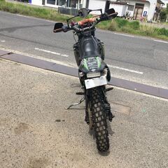 福山市 瀬戸町 カワサキ KDX125SR DX125A 実働 書類付き アルミ倒立フォーク RSVチャンバー 林道 モトクロス エンデューロ カスタムベースにもの画像