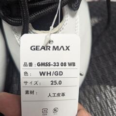 ゴルフシューズ GEARMAX メンズ 25cm ナイキシューズバッグの画像
