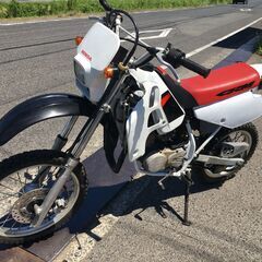 福山市 瀬戸町 ホンダ CRM50 AD13 後期 実働 書類付き 吹け上がり良好 林道 モトクロス エンデューロ レストア カスタムベースにもの画像
