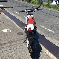 福山市 瀬戸町 ホンダ CRM50 AD13 後期 実働 書類付き 吹け上がり良好 林道 モトクロス エンデューロ レストア カスタムベースにもの画像