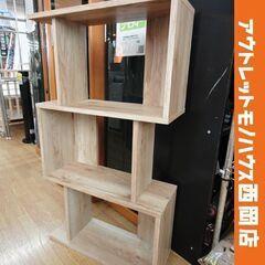 ① 未使用店頭組立品 ディスプレイラック シェルフ 幅59.6㎝...