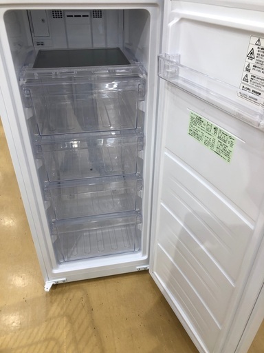 【1年間動作保証付き】SHARP 1ドア冷凍庫 126L 2023年製