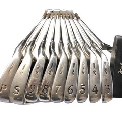 MIZUNO ミズノ Center Flag FLEX ゴルフクラブ アイアンセット パター 右打者 右利き用 メンズ 男性用 中古 現状品 10本セット スポーツの画像