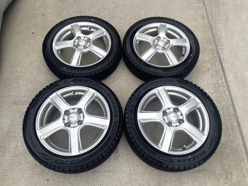 三菱　アイミーブ・アイ専用 アルミホイール＋スタッドレスタイヤ　4本セット