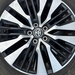 トヨタ30系 アルファード ヴェルファイア 後期 SCパッケージ 純正 ホイール 18x7.5J+45 5穴 PCD114.3 ラジアルタイヤ 2020年 4本セット