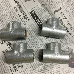 水道部材　　白エルボ3／4を4個