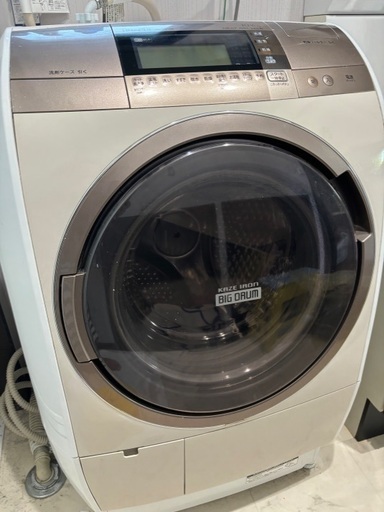 【引取限定】HITACHI ドラム式洗濯機　10.0Kg BD-V9700L