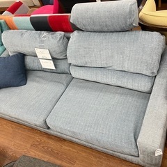 3人掛けソファー　ND style ブルー　11,000円
