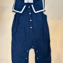 0円★ベビーノースリーブロンパース70サイズ（大きめ）