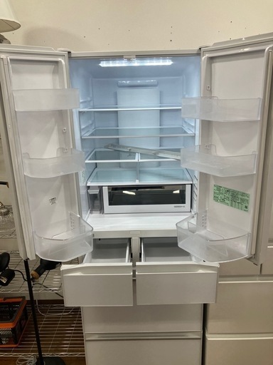 6ドア冷蔵庫　HITACHI R-HW52N 2020年製　99,000円
