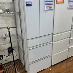 6ドア冷蔵庫　HITACHI R-HW52N 2020年製　99,000円