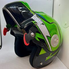 ROOF BOXER V8 ボクサー システムヘルメット ミラーシールド装着品 ライムグリーン Mサイズ オートバイ バイクの画像