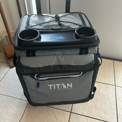【値下げ】TITAN ソフトクーラー　キャリーカート付き の画像