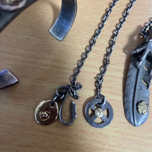 シルバーアクセサリー　フェザー