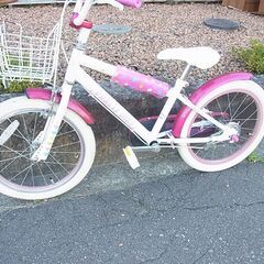 練習用に　子供　自転車　18インチ　傷錆汚れあり　動作問題なしの画像